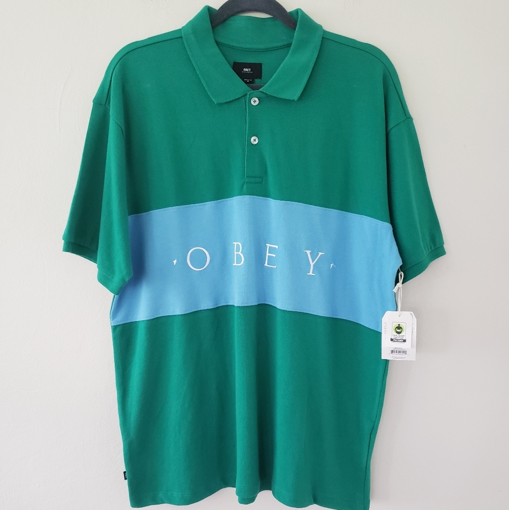 NWT OBEY Astro Classic Polo sz.M